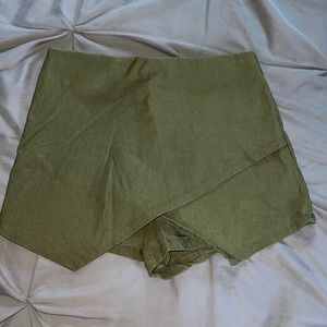 Green Dressy Shorts
